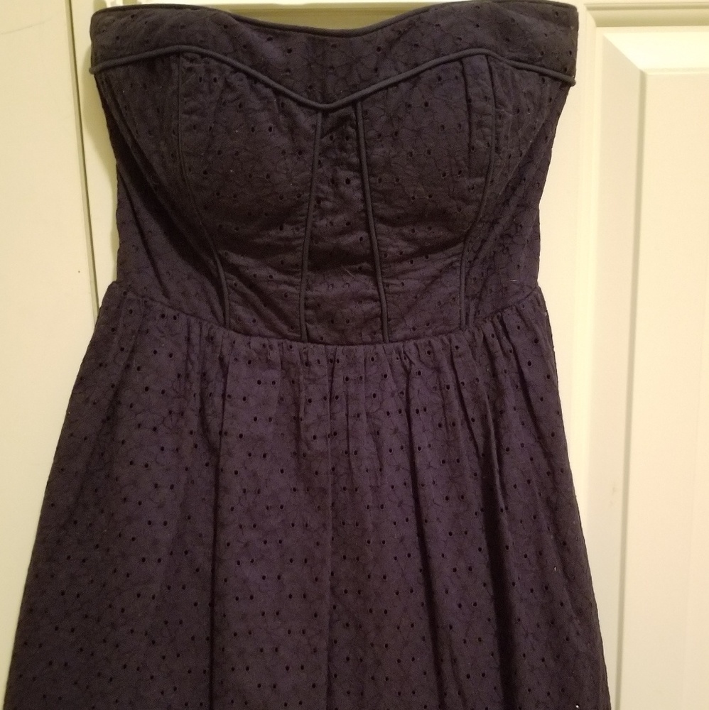 My Michelle, blue eyelet dress